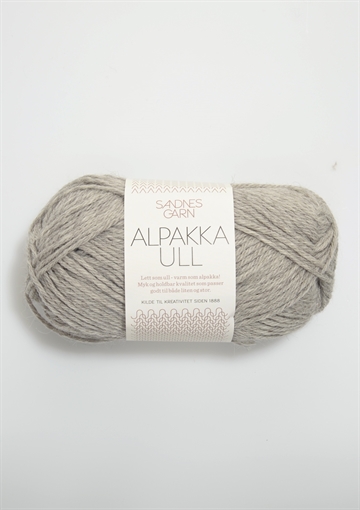 Sandnes Alpakka ull fv. 1042 gråmel.